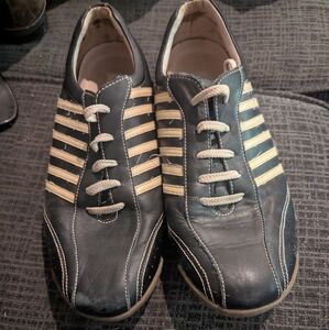 Steve Madden Men's Black and White Shoes Size 10.5